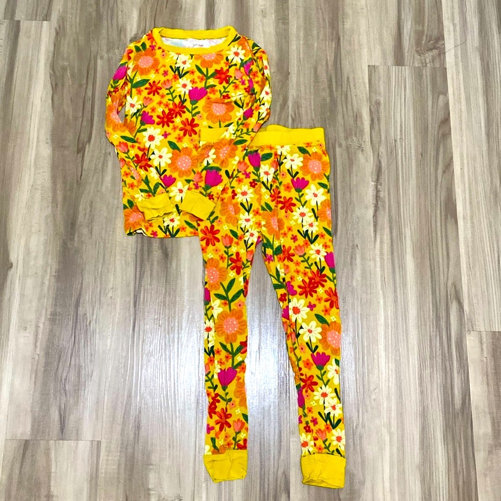 🌼Little Sleepies Sunny Garden 4T Long Sleeve Pajama Set
